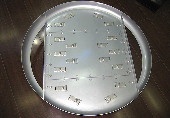 R結(jié)構(gòu)雙液流導(dǎo)向浮閥塔盤(pán)樣品